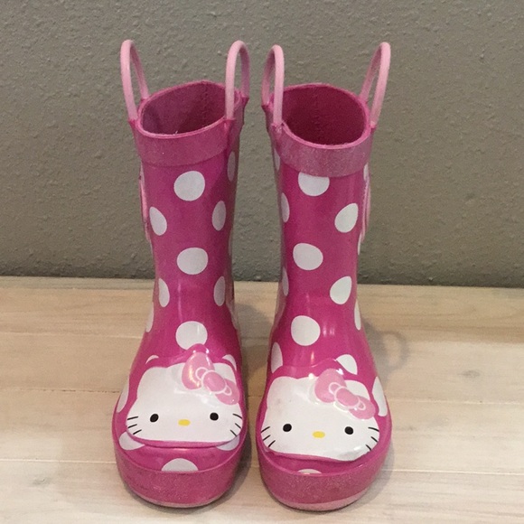 Sanrio Shoes Hello Kitty Rain Boots Toddler Size 9 Poshmark